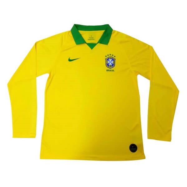 Camiseta Brasil Primera equipación ML 2019 Amarillo